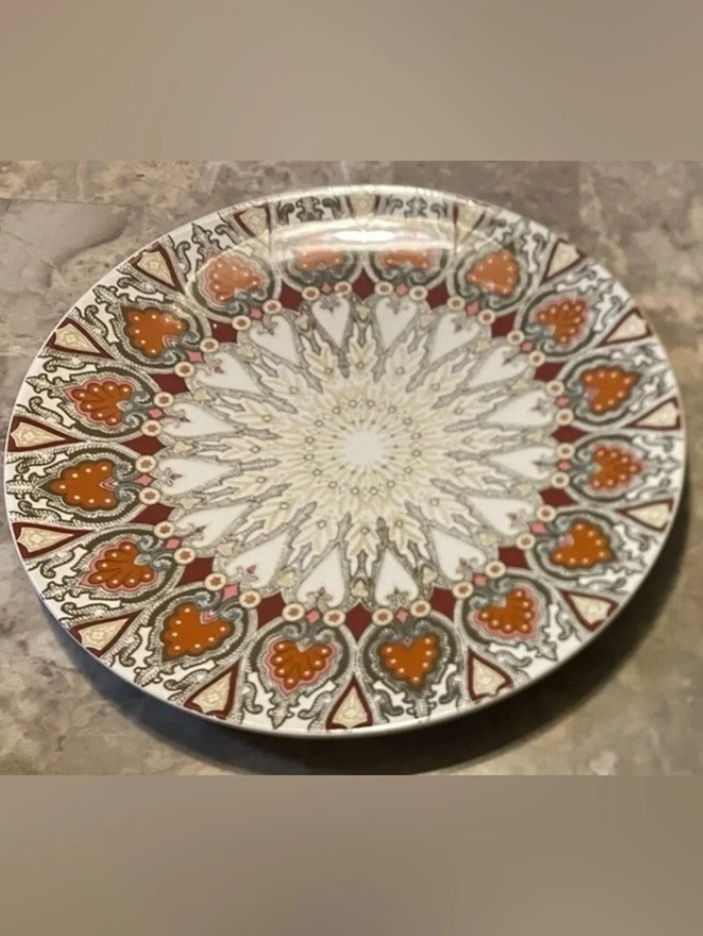 Pottery Barn 2 PAISLEY BROWN 8.75